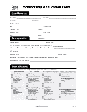 Membership Application Form