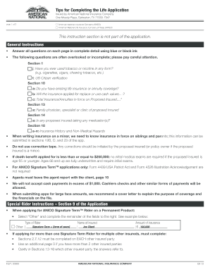 Life Insurance Application Form