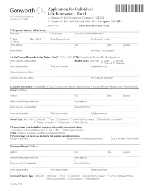 Application for Individual Life Insurance