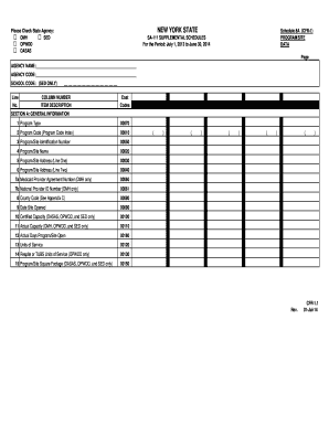 New York State Schedule 8A Form