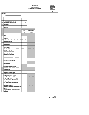 New York State Schedule OMH-4