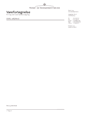 Trademark Application Form
