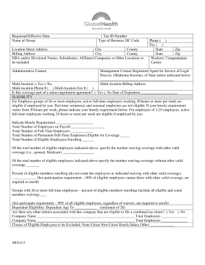 Workers' Compensation Insurance Application