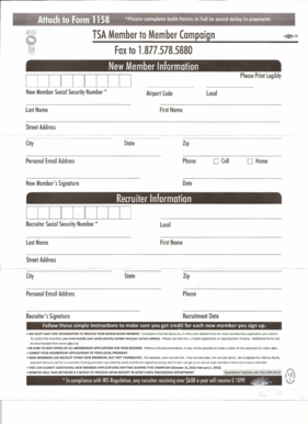 AFGE TSA Member to Member Campaign Form