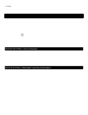 Provider Appeal Form