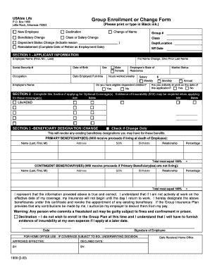 USAble Life Group Enrollment Form