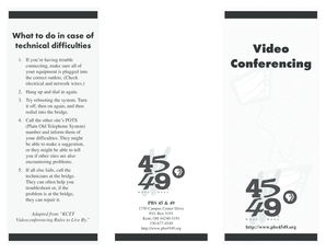 Videoconference Checklist