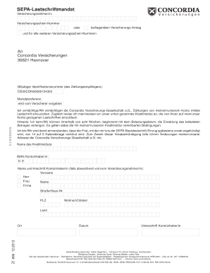 SEPA-Lastschriftmandat