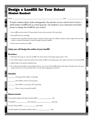 Landfill Design Project