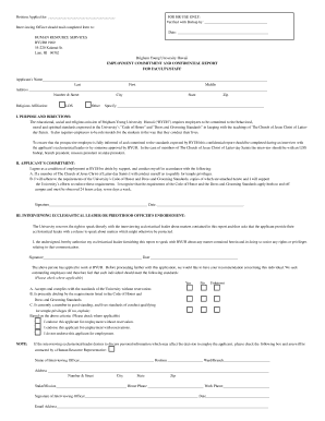 BYU-Hawaii Honor Code Agreement