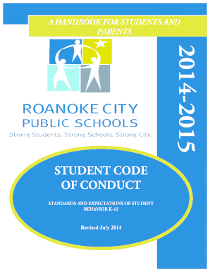 Roanoke City Public Schools Student Code of Conduct