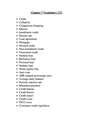 Student Credit Lesson Worksheets