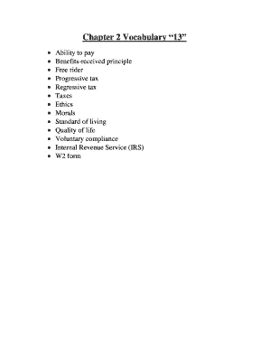 Taxes Lesson Review Worksheet
