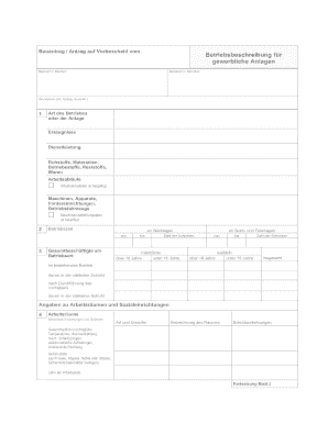 Bauantrag / Antrag auf Vorbescheid