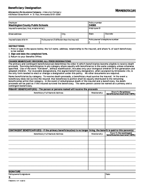 Beneficiary Designation Form