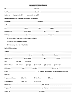 Patient Registration Form