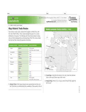 Volunteer information sheet - Se Ctio N GeoActivity tio myNGconnectcom se