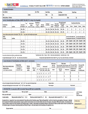 NJ FamilyCare Application Form