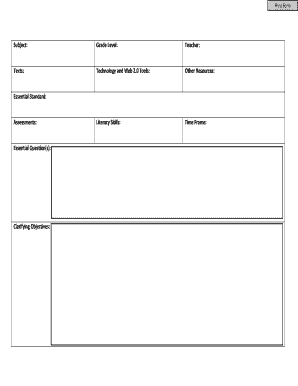 Lesson Plan Template