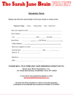 Donation Form