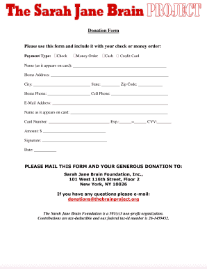 Donation Form