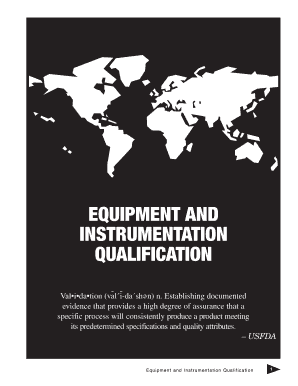 Equipment and Instrumentation Qualification Form