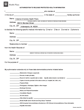 Authorization to Release Protected Health Information