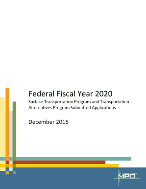 Federal Fiscal Year 2020