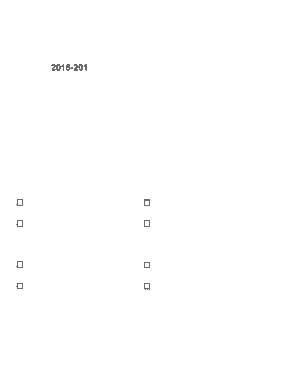Student Tax Filer Status Verification Form
