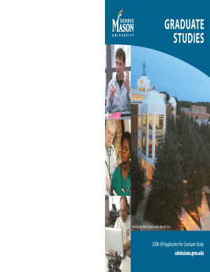 Graduate Study Application