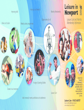 Newport City Council Leisure Card Application