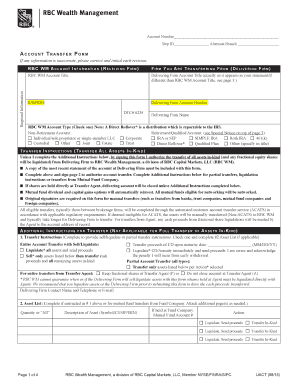 Account Transfer Form