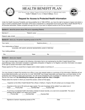Request for Access to Protected Health Information