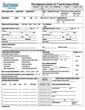 Student Enrollment Form
