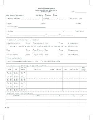 McDonald's Licensees Health & Welfare Plan Enrollment Form