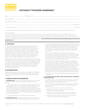 Copyright Transfer Agreement