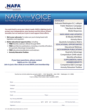 NAFA Producer Membership Form