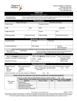 remicade assignment of benefits form