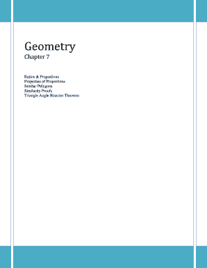 Geometry Chapter 7 Assignments