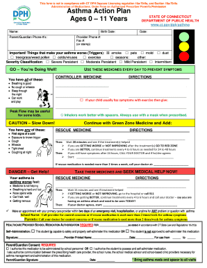Asthma Action Plan for Children