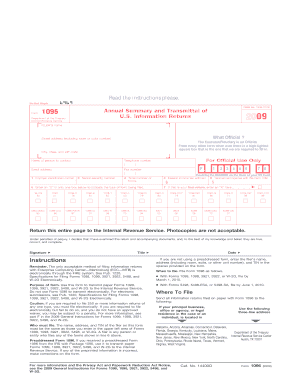 IRS Form 1096