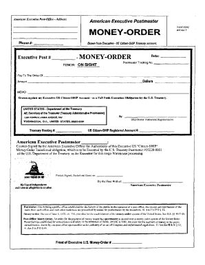 Executive US Money Order