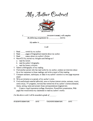 Student Author Contract