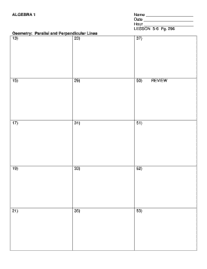 Algebra 1 Practice Quiz