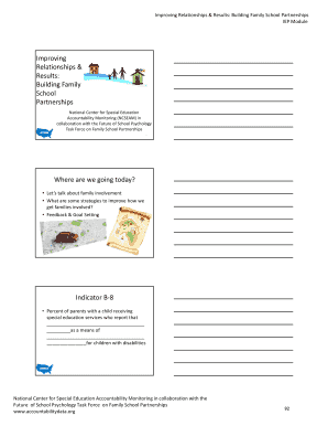IEP Module: Building Family School Partnerships