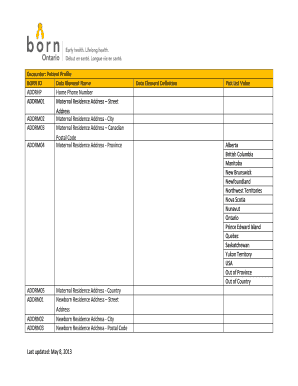 Patient Profile Form