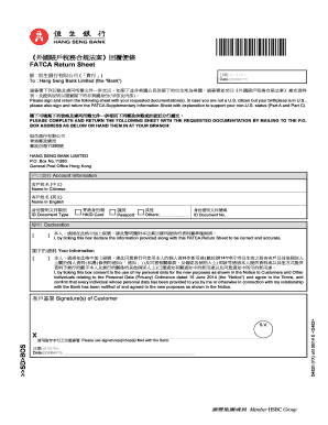 FATCA Return Sheet