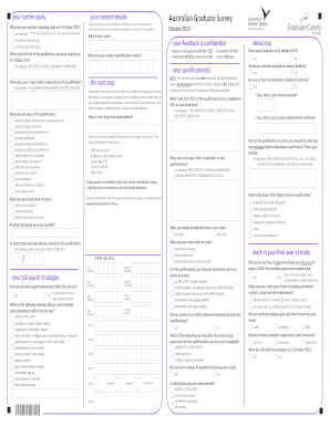 Australian Graduate Survey Form