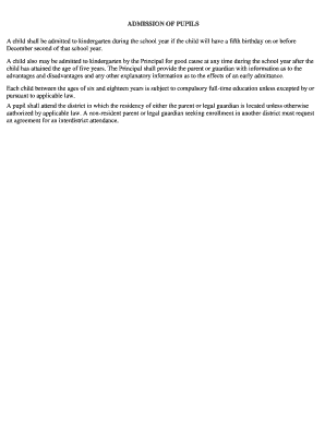 K-8 Student Registration Form