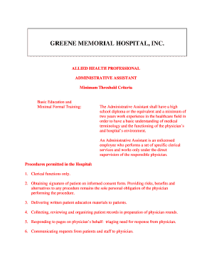 Administrative Assistant Job Description